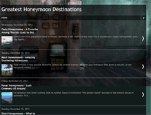 Tablet Screenshot of greatesthoneymoondestinations.blogspot.com