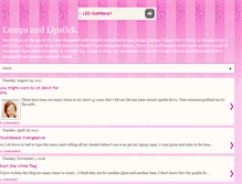 Tablet Screenshot of lumpsandlipstick.blogspot.com