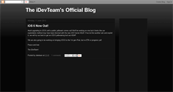 Desktop Screenshot of idevteam.blogspot.com