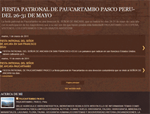 Tablet Screenshot of fiestapatronaldepaucartambo.blogspot.com