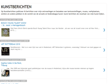 Tablet Screenshot of kunstberichten.blogspot.com