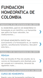 Mobile Screenshot of fundacionhomeopaticadecolombia.blogspot.com