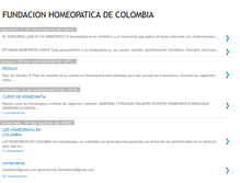 Tablet Screenshot of fundacionhomeopaticadecolombia.blogspot.com