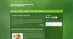 Desktop Screenshot of food-chemicals-and-anti-cancer-diet.blogspot.com