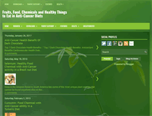 Tablet Screenshot of food-chemicals-and-anti-cancer-diet.blogspot.com