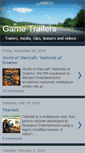 Mobile Screenshot of games-trailers.blogspot.com