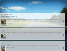 Tablet Screenshot of games-trailers.blogspot.com