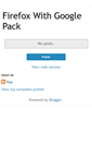 Mobile Screenshot of firefox-googlepack.blogspot.com