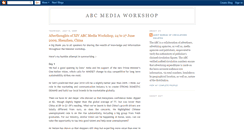 Desktop Screenshot of abcmediaworkshop.blogspot.com