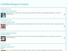 Tablet Screenshot of hatiberbunga2.blogspot.com