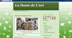 Desktop Screenshot of ladamedelart.blogspot.com