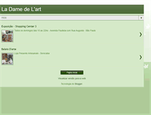 Tablet Screenshot of ladamedelart.blogspot.com