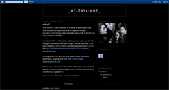 Desktop Screenshot of ilblogditwilight.blogspot.com