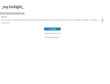 Tablet Screenshot of ilblogditwilight.blogspot.com