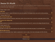 Tablet Screenshot of doctordsworld.blogspot.com