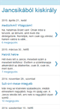 Mobile Screenshot of fejfeljancsi.blogspot.com