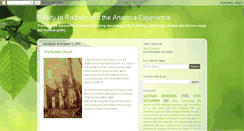 Desktop Screenshot of anamcaraexperience.blogspot.com