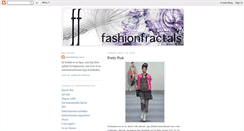 Desktop Screenshot of fashionfractals.blogspot.com