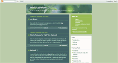 Desktop Screenshot of miniscobleizer.blogspot.com