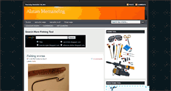 Desktop Screenshot of alatanmemancing.blogspot.com
