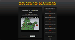 Desktop Screenshot of dividend-machine.blogspot.com