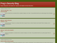 Tablet Screenshot of progssecurityblog.blogspot.com