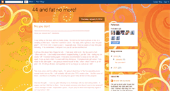 Desktop Screenshot of 44fatnomore.blogspot.com