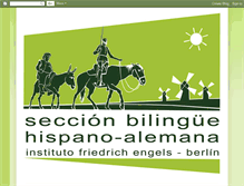 Tablet Screenshot of departamentodeespanoldelfegberlin.blogspot.com