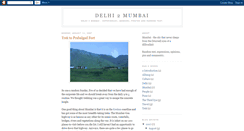 Desktop Screenshot of delhi2mumbai.blogspot.com