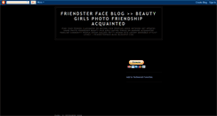 Desktop Screenshot of friendsterface-blog.blogspot.com