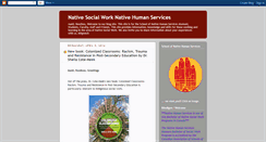 Desktop Screenshot of nativesocialwork.blogspot.com