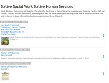 Tablet Screenshot of nativesocialwork.blogspot.com