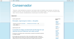Desktop Screenshot of conservadorismo.blogspot.com