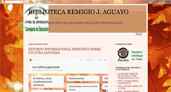 Desktop Screenshot of bibliotecaremigioaguayo.blogspot.com