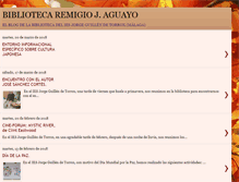 Tablet Screenshot of bibliotecaremigioaguayo.blogspot.com