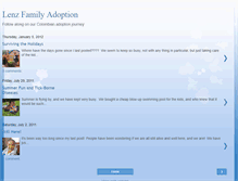 Tablet Screenshot of lenzfamilyadoption.blogspot.com