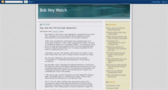 Desktop Screenshot of bobneywatch.blogspot.com