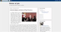Desktop Screenshot of notasalpie.blogspot.com