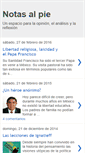 Mobile Screenshot of notasalpie.blogspot.com