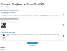 Tablet Screenshot of cinematicstoryboard.blogspot.com