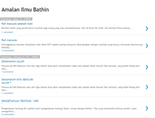 Tablet Screenshot of ilmubathin.blogspot.com