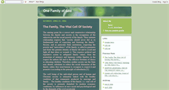 Desktop Screenshot of 1familyofgod.blogspot.com