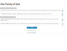 Tablet Screenshot of 1familyofgod.blogspot.com