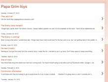 Tablet Screenshot of papagrimtoys.blogspot.com