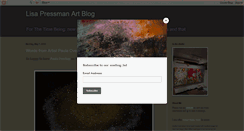Desktop Screenshot of lisapressman.blogspot.com