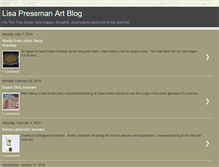 Tablet Screenshot of lisapressman.blogspot.com