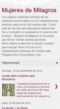 Mobile Screenshot of mujeresdemilagros.blogspot.com