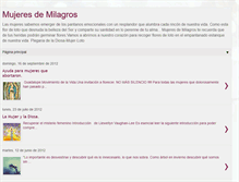 Tablet Screenshot of mujeresdemilagros.blogspot.com