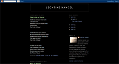 Desktop Screenshot of leontinehandel.blogspot.com