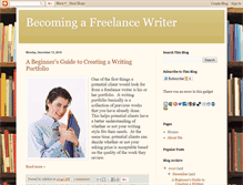 Tablet Screenshot of becomingafreelancewriter.blogspot.com